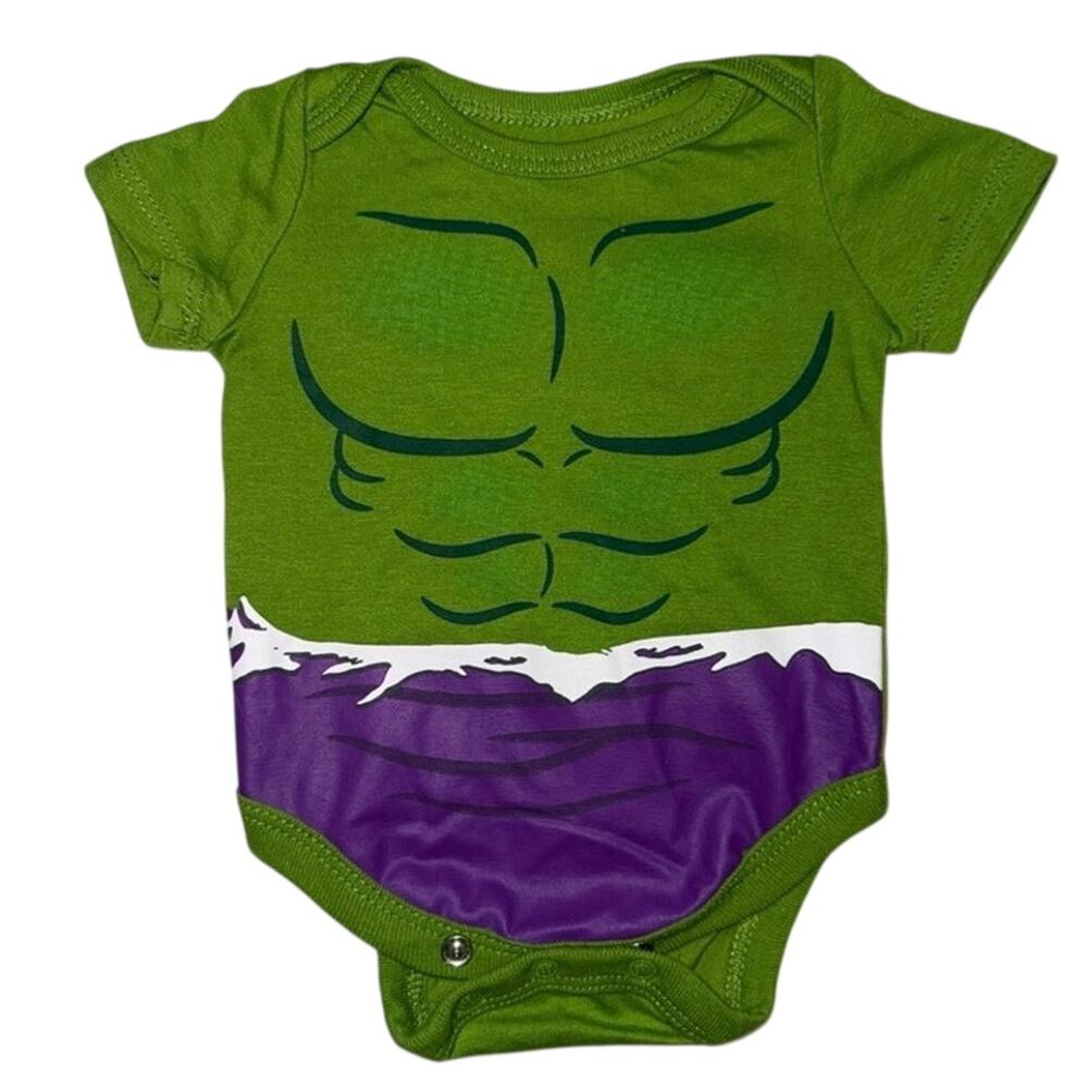Baby Incredible Hulk One Piece onesie Marvel Avengers superhero Costume newborn
